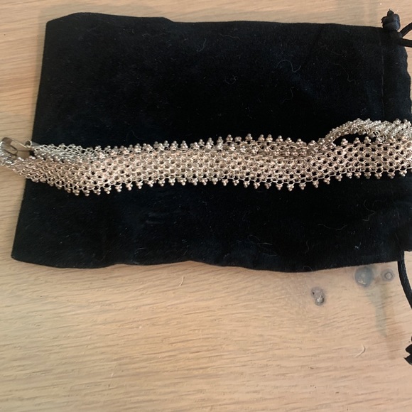 Handmade silver necklace from the Philippines.